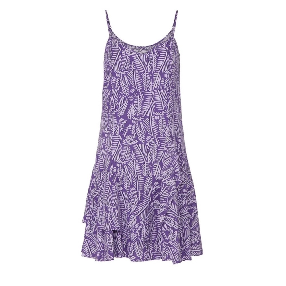 Thakoon Purple Floral Print Slip Dress S Spaghetti Strap Designer NWOT $298